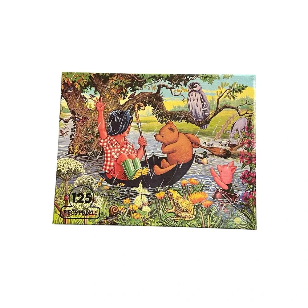 Vintage 1979 Michael Stanfield Winnie the Pooh 125 Piece Puzzle Complete